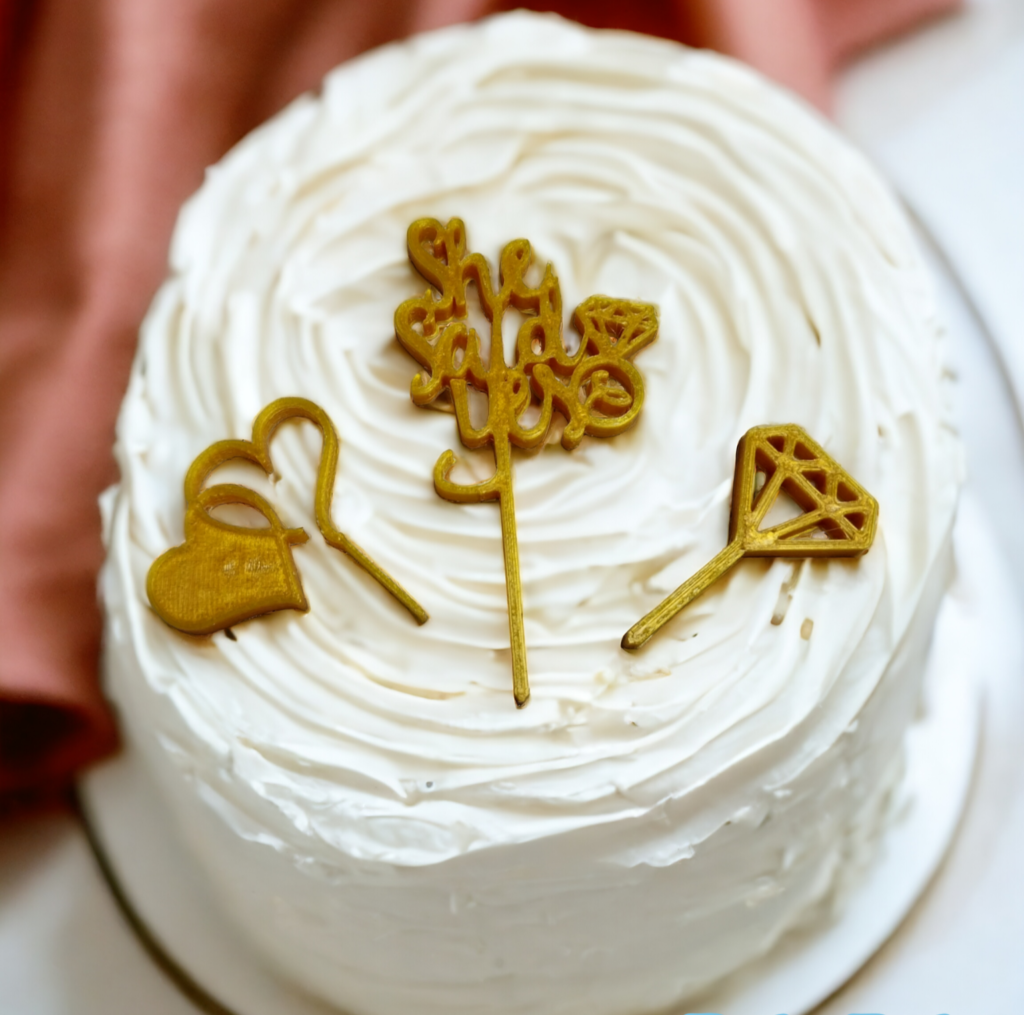 Mini Cake topper -Set