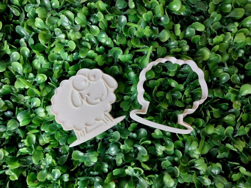 Sheep Cookie Cutter&Stamp
