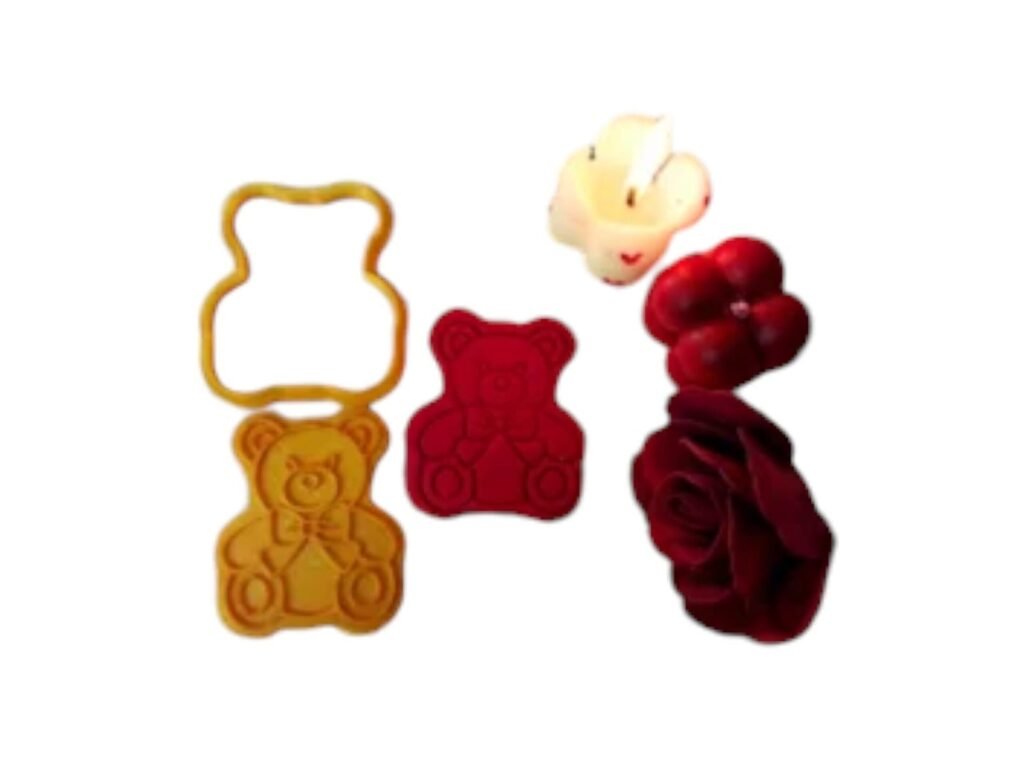 Teddy Bear Cookie Cutter&Stamp
