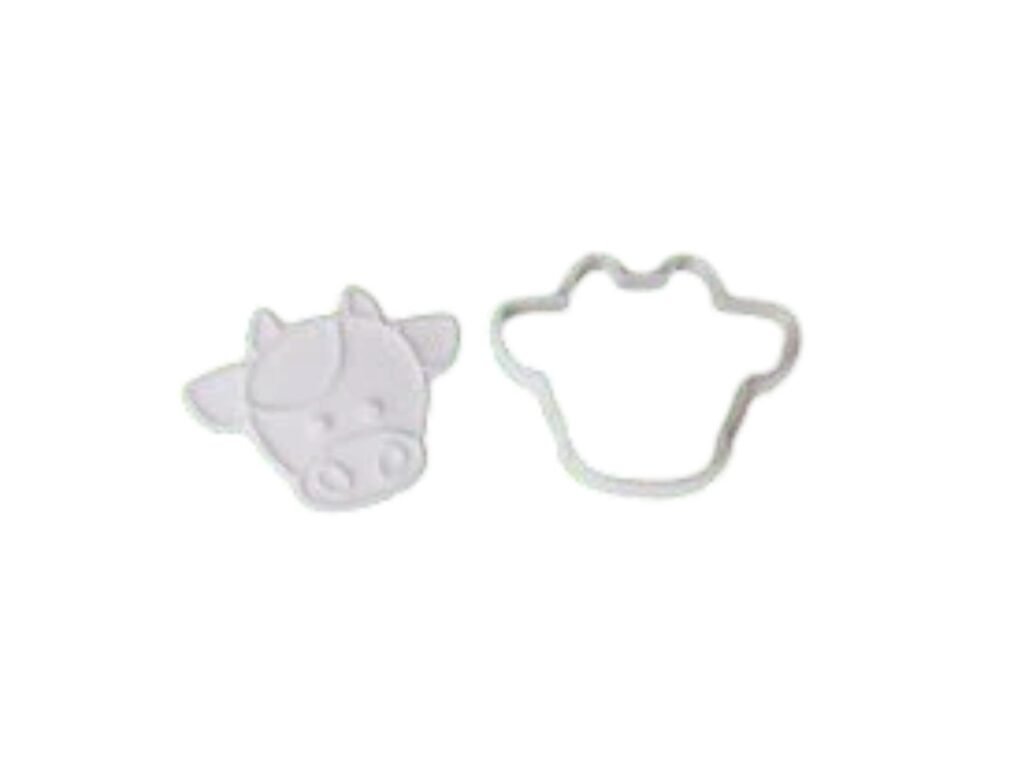 Cow Face Cookie Cutter&stamp