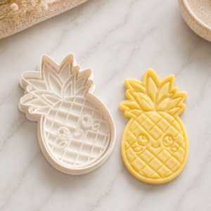Pineapple cookie cutter&stamp