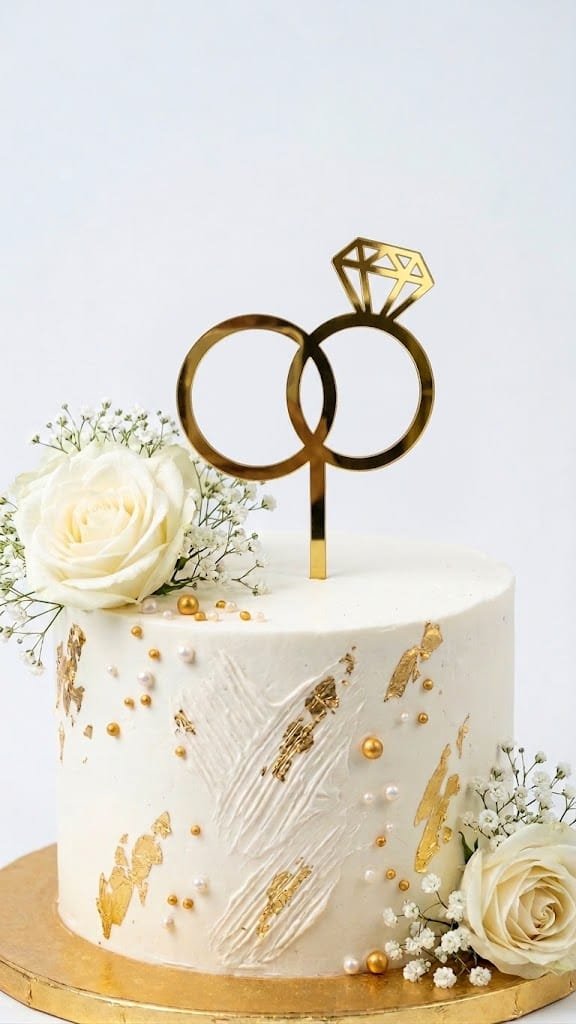 Ring cake topper